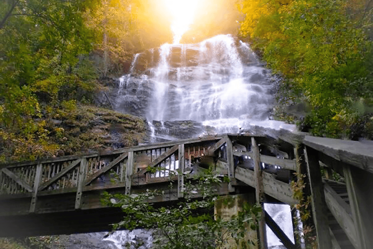 amicalola falls trail waterfall hike