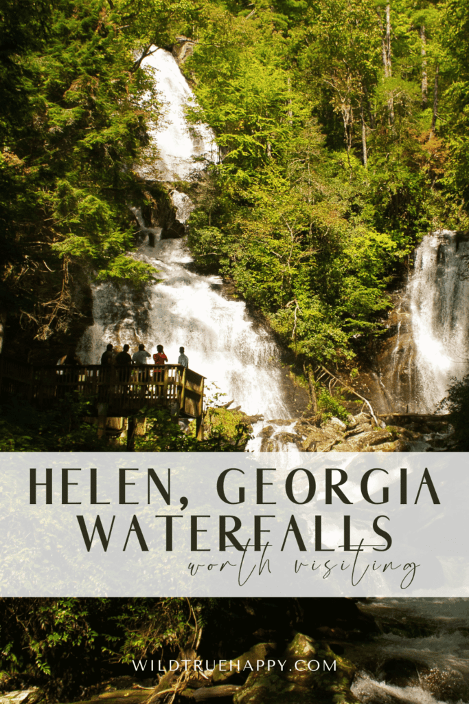 helen georgia waterfall north georgia pin