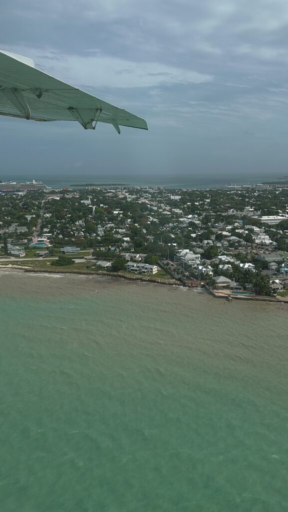 View of Key West by Seaplane